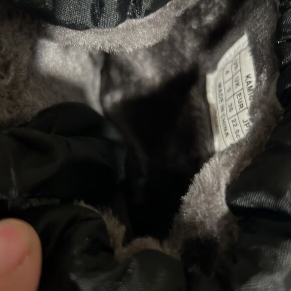 Dream Pairs Kids Kamick Insulated Winter Snow Boots Black Red Sz 4 - Picture 8 of 9